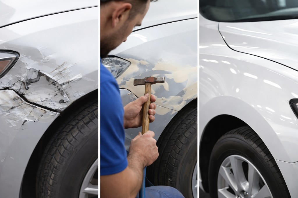 Kaporta onarımı: hasar öncesi, onarım süreci ve sonuç